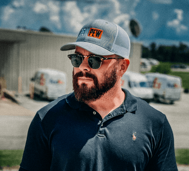 Pew Pew Hub Embroidered Trucker Hat Hat Greater Half